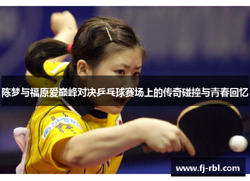 陈梦与福原爱巅峰对决乒乓球赛场上的传奇碰撞与青春回忆